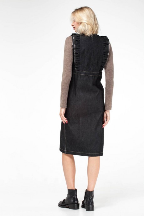 Платье с декоративной планкой на пуговицах2093 купить