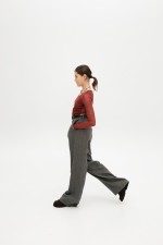 Сірі брюки максі 3929 фото 3