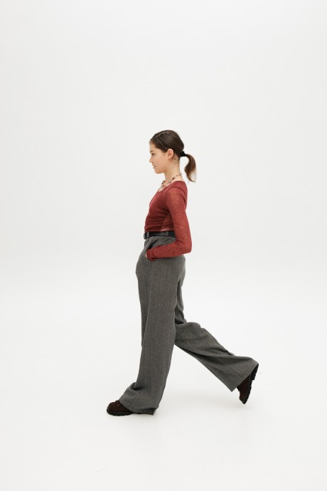 Сірі брюки максі 39293929 купить