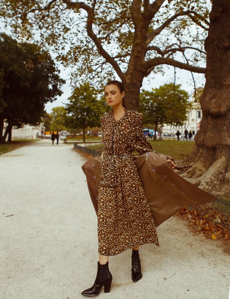 Сукня з леопардовим принтом2845 купить