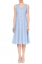 Платье-сарафан с пуговицами фото 0