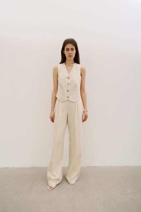 Білі брюки максі 37953795 купить