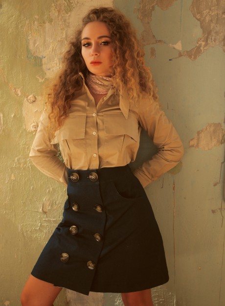 Короткая джинсовая юбка2304 купить