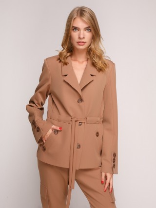 Жакет с кулисой по талии2825 купить