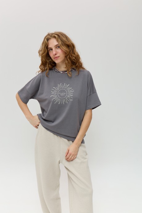 Сіра футболка 40124012 купить