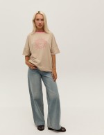 Бежева футболка 3996 фото 1