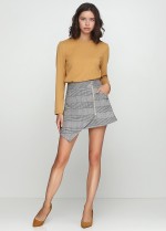 Коротка спідниця у клітинку 2421 фото 0