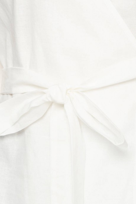 Белая блуза на запахе1886 купить