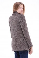 Удлиненный двубортный жакет фото 1