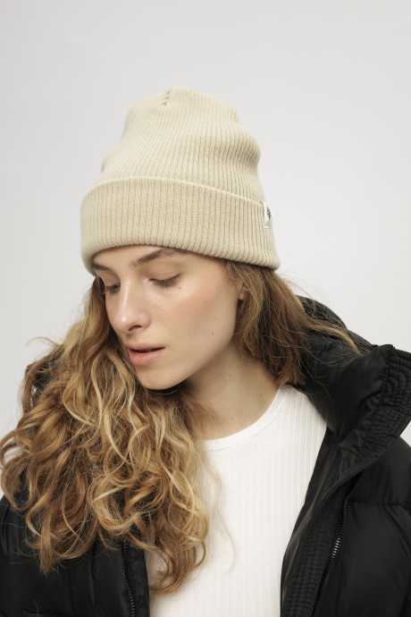 Бежева шапка 37043704 купить