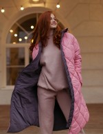 Розовый ангоровый свитер оверсайз фото 3