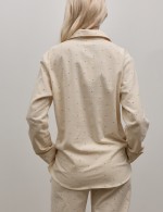 Бежева піжама 4067 фото 5