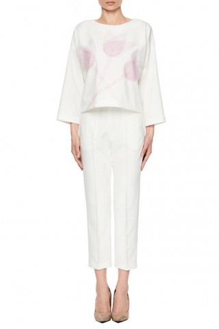 Белые классические брюки1946 купить