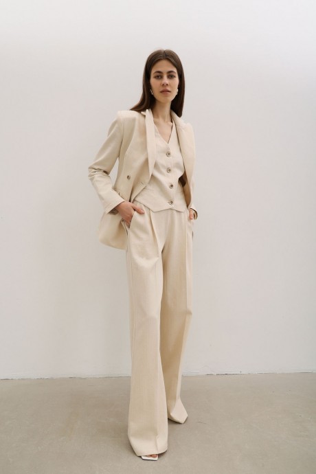 Білі брюки максі 37953795 купить