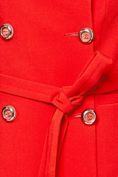 Красный жакет под пояс1955 купить