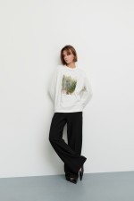 Молочний лонгслів 3676 фото 1