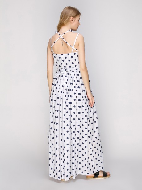 Сукня біла у синій горох 26592659 купить