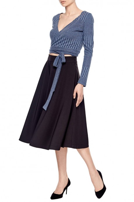 Черная юбка-солнце1949 купить