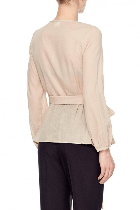 Бежевая блуза на запахе1890 купить