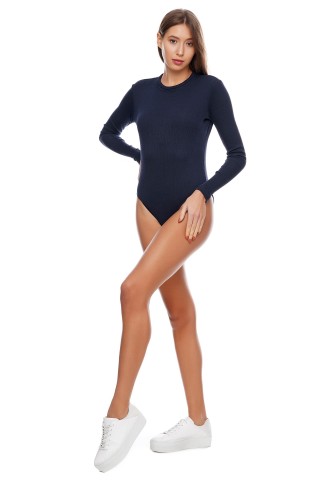 Боди с круглым вырезом, длинным рукавом2911 купить