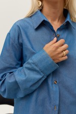 Джинсова сорочка 3975 фото 5