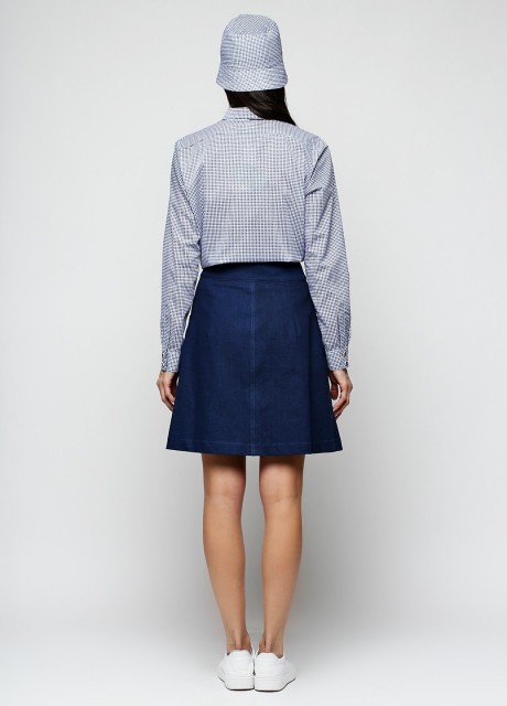 Короткая джинсовая юбка2304 купить