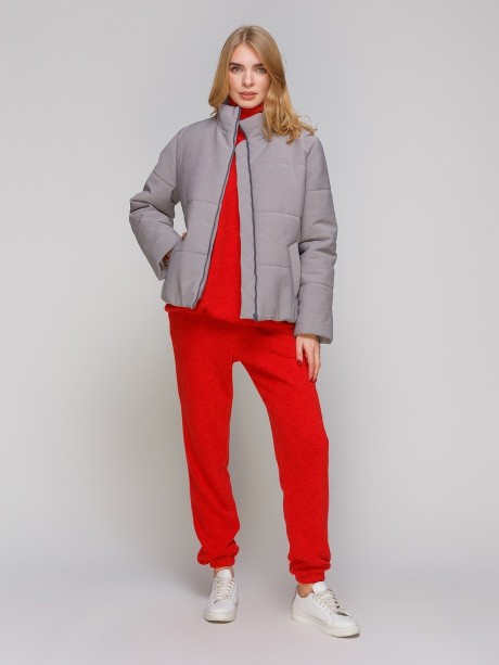 Сіра зимова куртка2883 купить