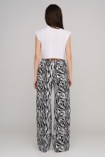 Біла легка блуза на зав'язках 3184 фото 3