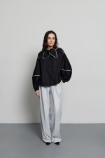 Чорна блуза 3765 фото 2