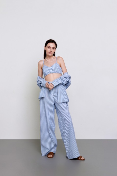 Топ у блакитну смужку 36083608 купить