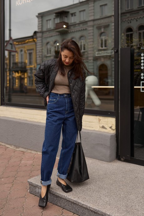 Темно сині джинси мом 40414041 купить