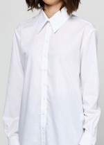 Біла вільна сорочка 2318 фото 2