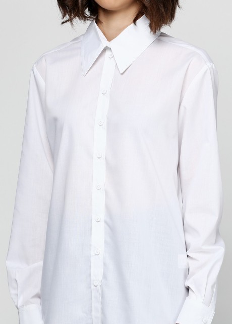 Біла вільна сорочка 23182318 купить