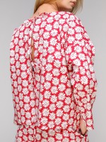 Блуза в белую ромашку фото 3