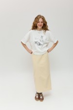 Біла футболка 4019 фото 7