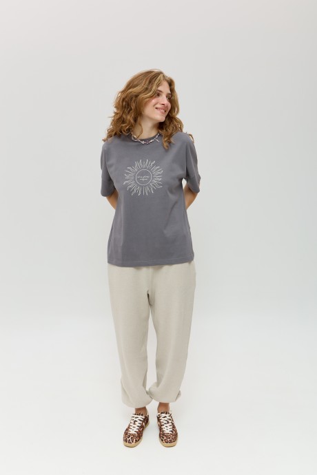 Сіра футболка 40124012 купить