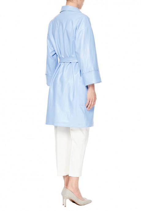 Голубой плащ с английским воротником1909 купить