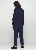 Синий рубашечный кобминезон фото 1