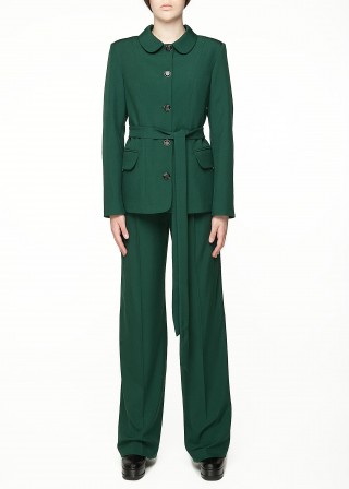 Макси брюки зеленого цвета1798 купить