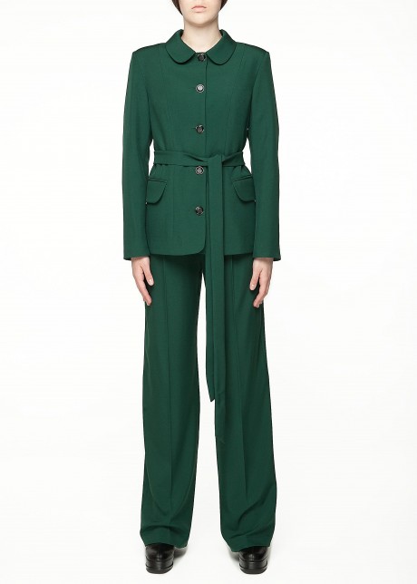 Макси брюки зеленого цвета1798 купить