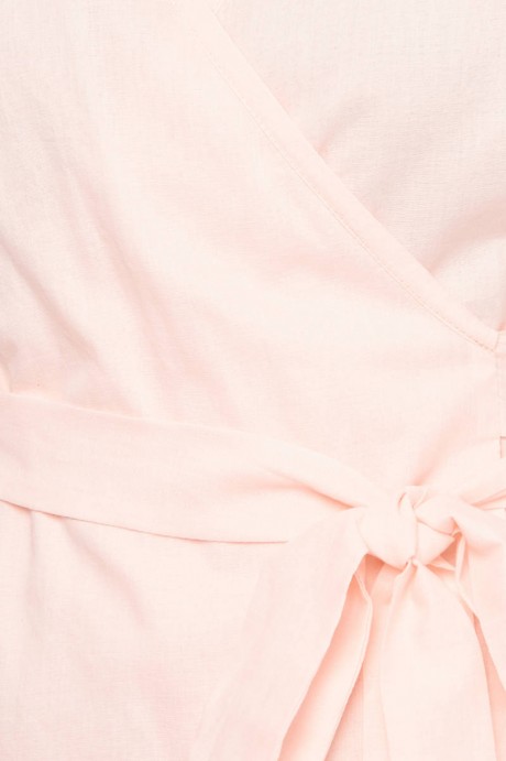 Розовая блуза на запахе1876 купить