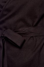 Черная блуза на запахе фото 3