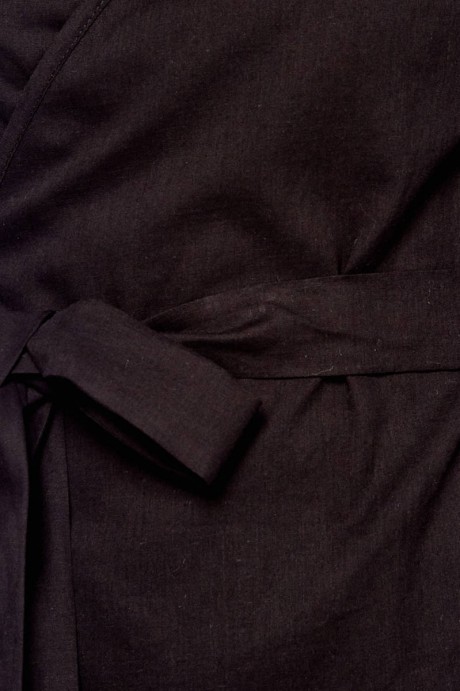 Черная блуза на запахе1903 купить