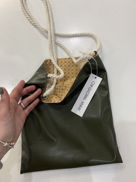 Сумочка із еко-шкіри зеленого кольору2961 купить