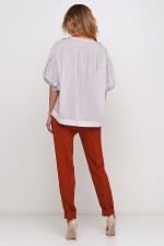 Блуза с воротником с вышивкой фото 1