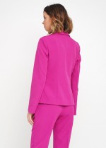 Розовый жакет из костюмной ткани фото 1