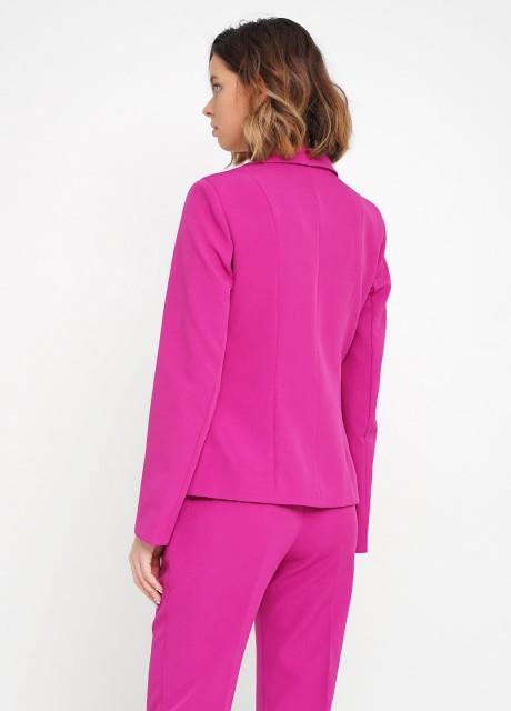 Розовый жакет из костюмной ткани2610 купить
