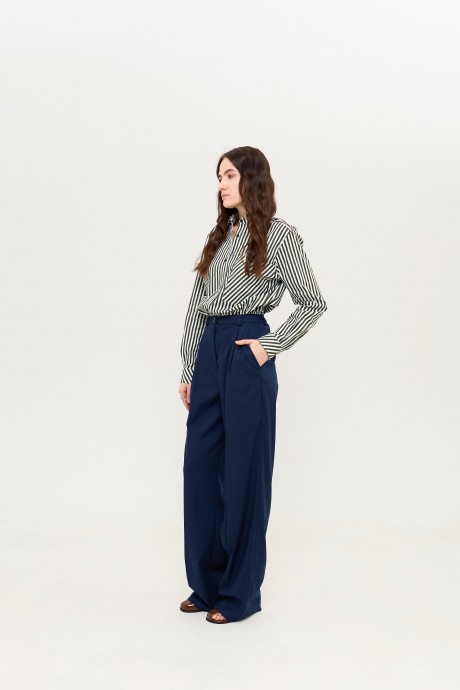 Сині брюкі максі 39553955 купить