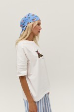 Біла футболка 3847 фото 4