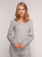 Облягаючий светр із довгим рукавом та відкритою спиною фото 1